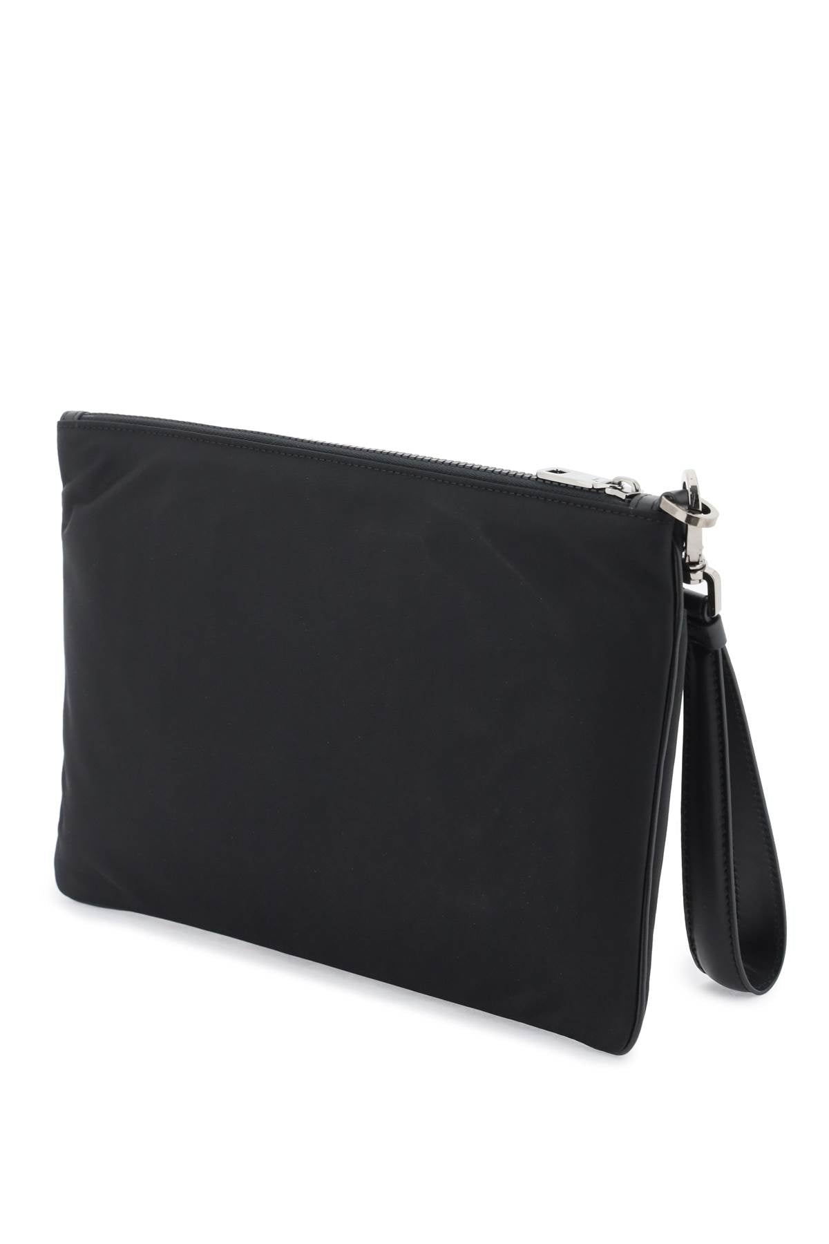 Dolce & Gabbana Dolce & Gabbana nylon pouch with rubberized logo