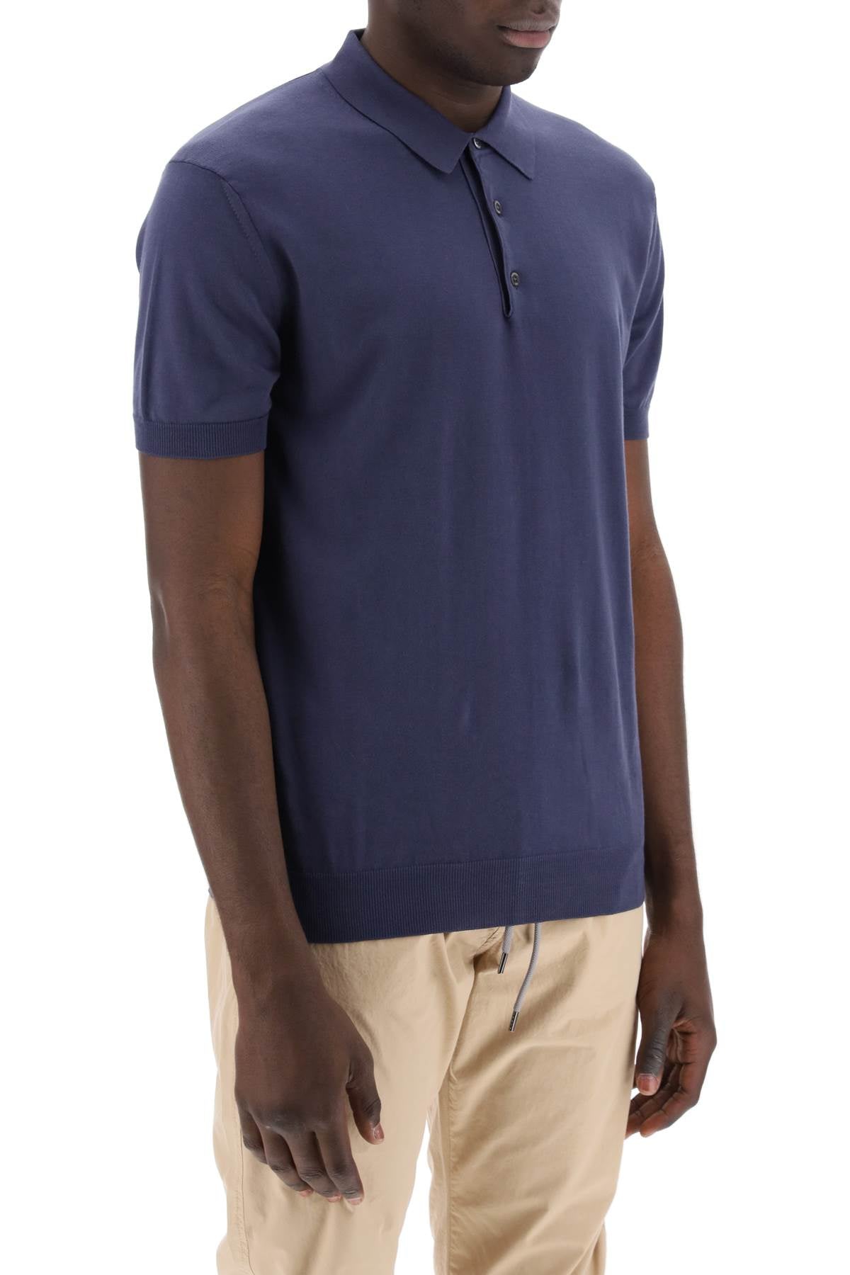 Baracuta Baracuta cotton knit polo shirt