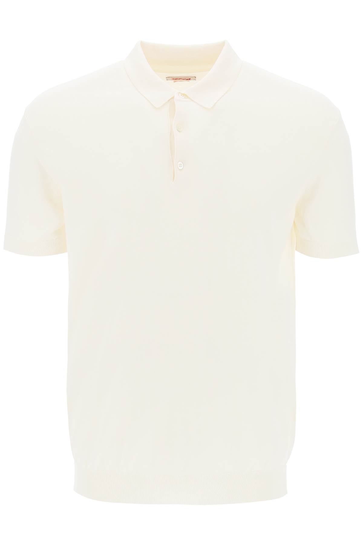 Baracuta short-sleeved cotton polo shirt for