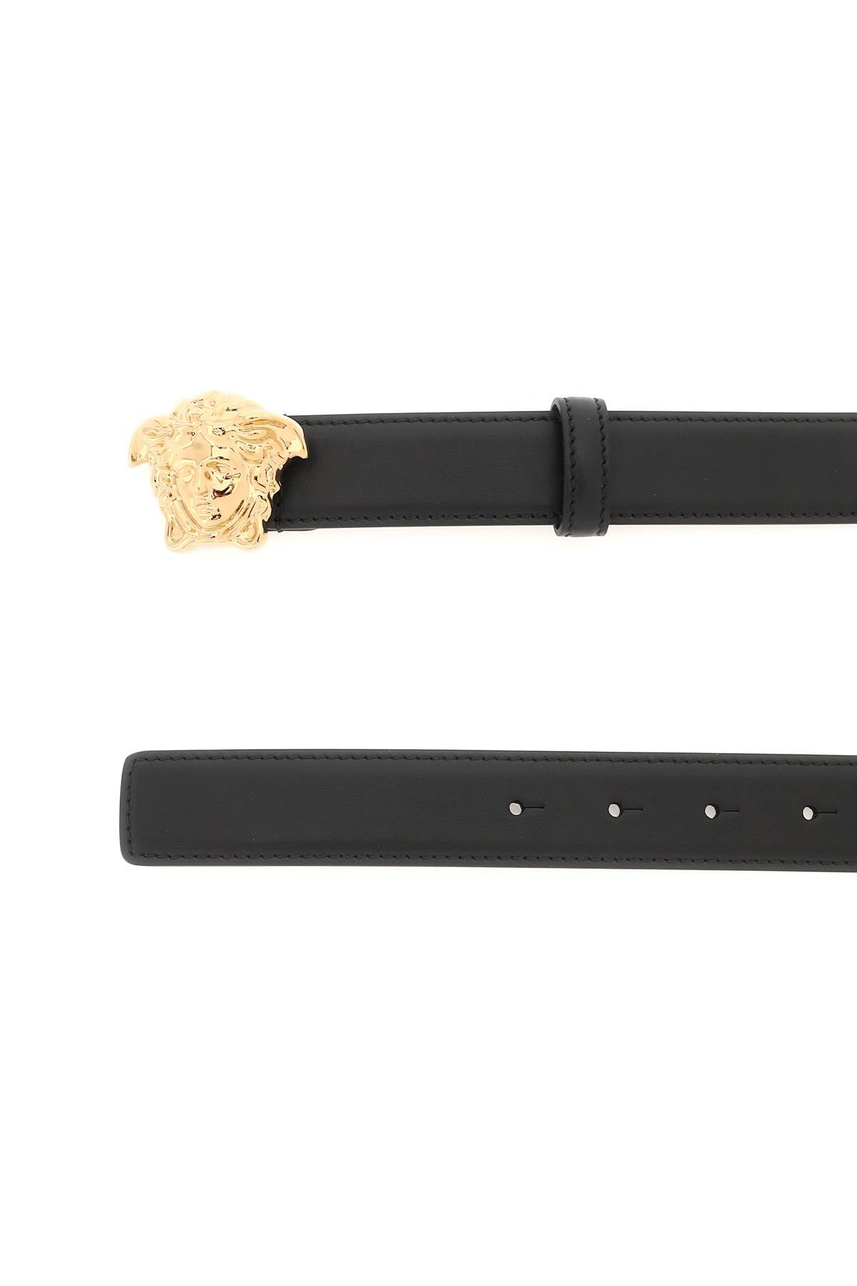 Versace Versace medusa buckle leather belt