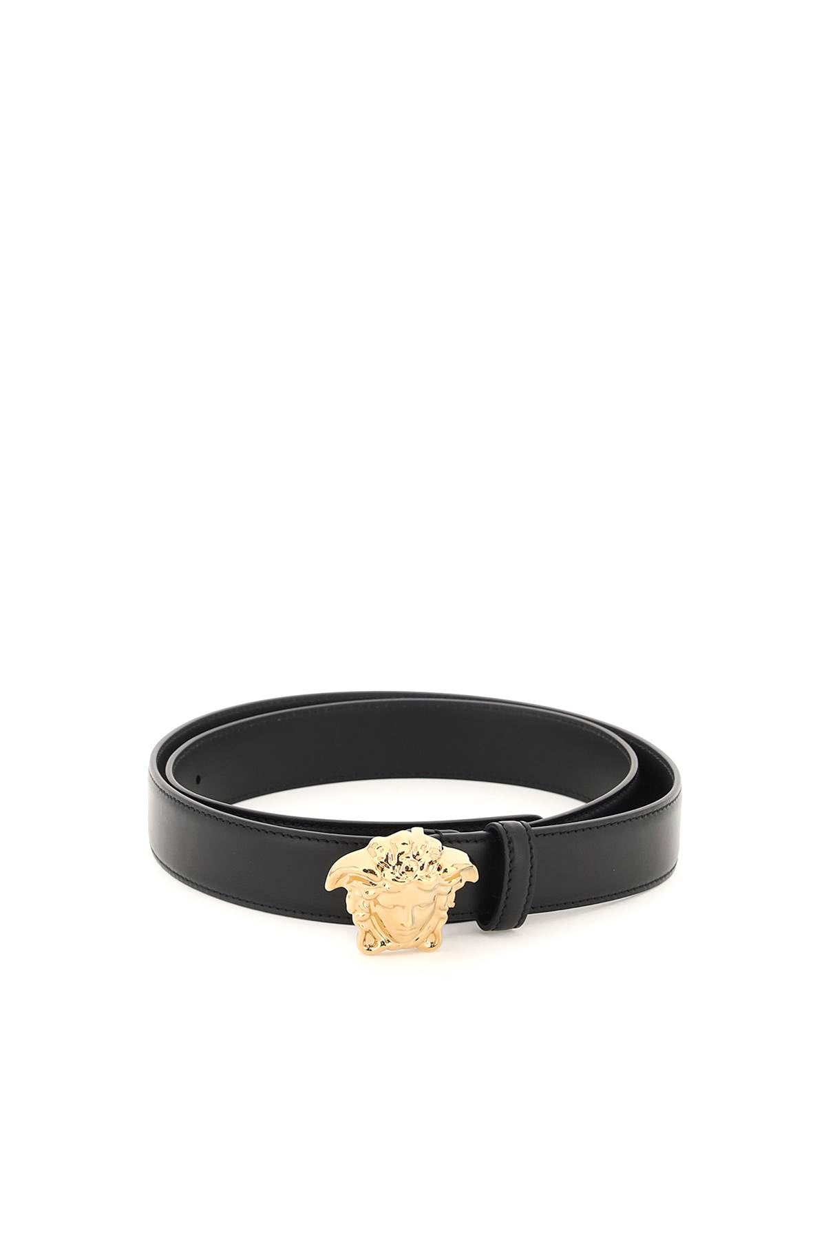 Versace Versace medusa buckle leather belt