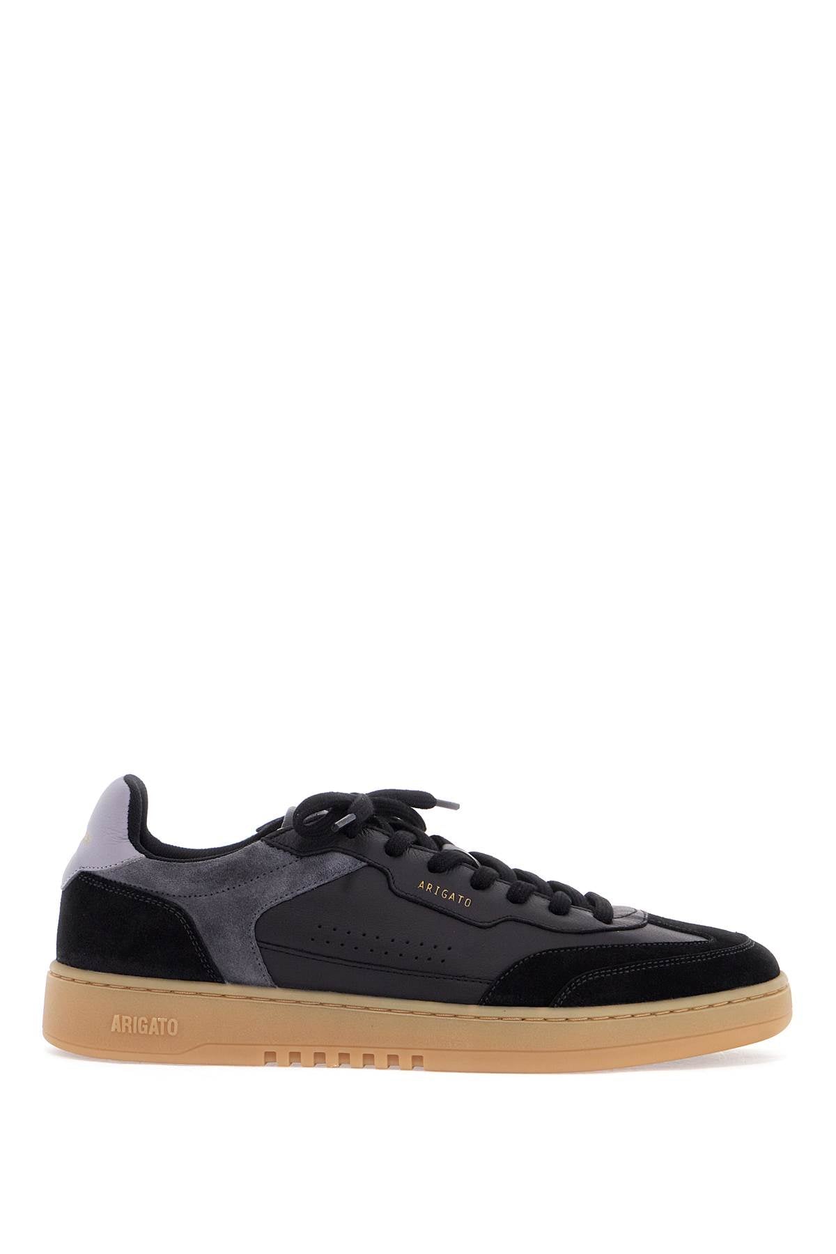 Axel Arigato black low sneakers in eco-friendly leather and suede with beige sole