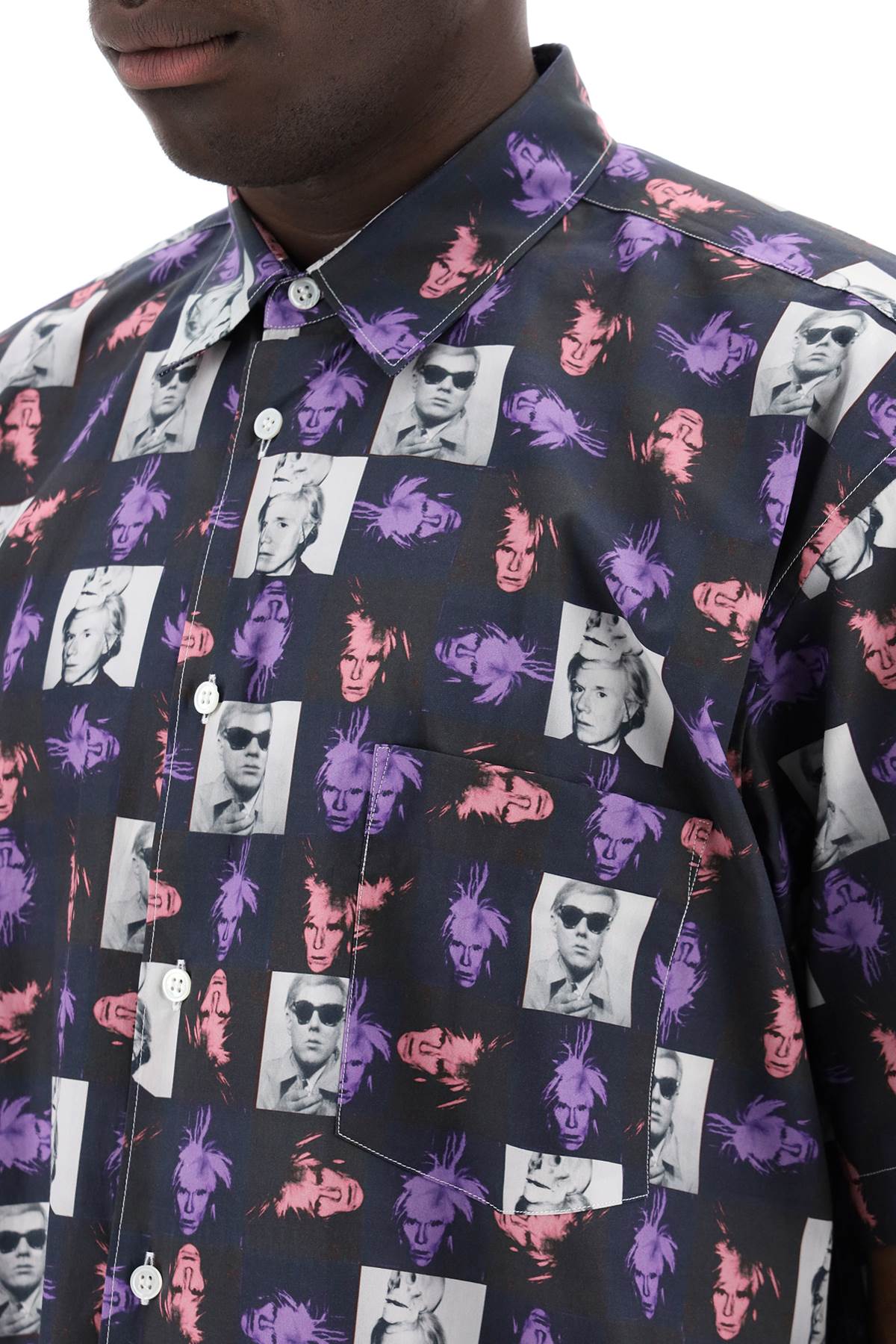 Comme Des Garcons Shirt Comme Des Garcons Shirt short-sleeved shirt with andy warhol print