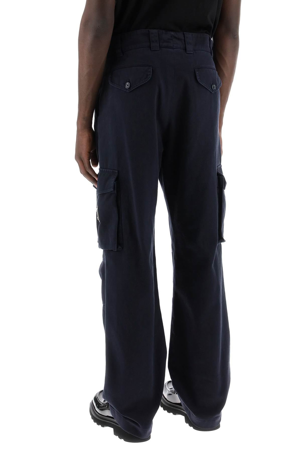 Dolce & Gabbana Dolce & Gabbana cargo pants with logo plaque