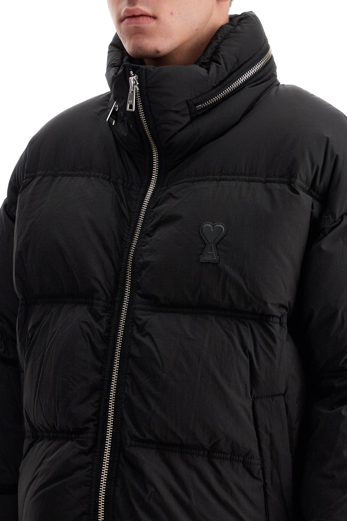 Ami Alexandre Matiussi "down jacket with logo patch