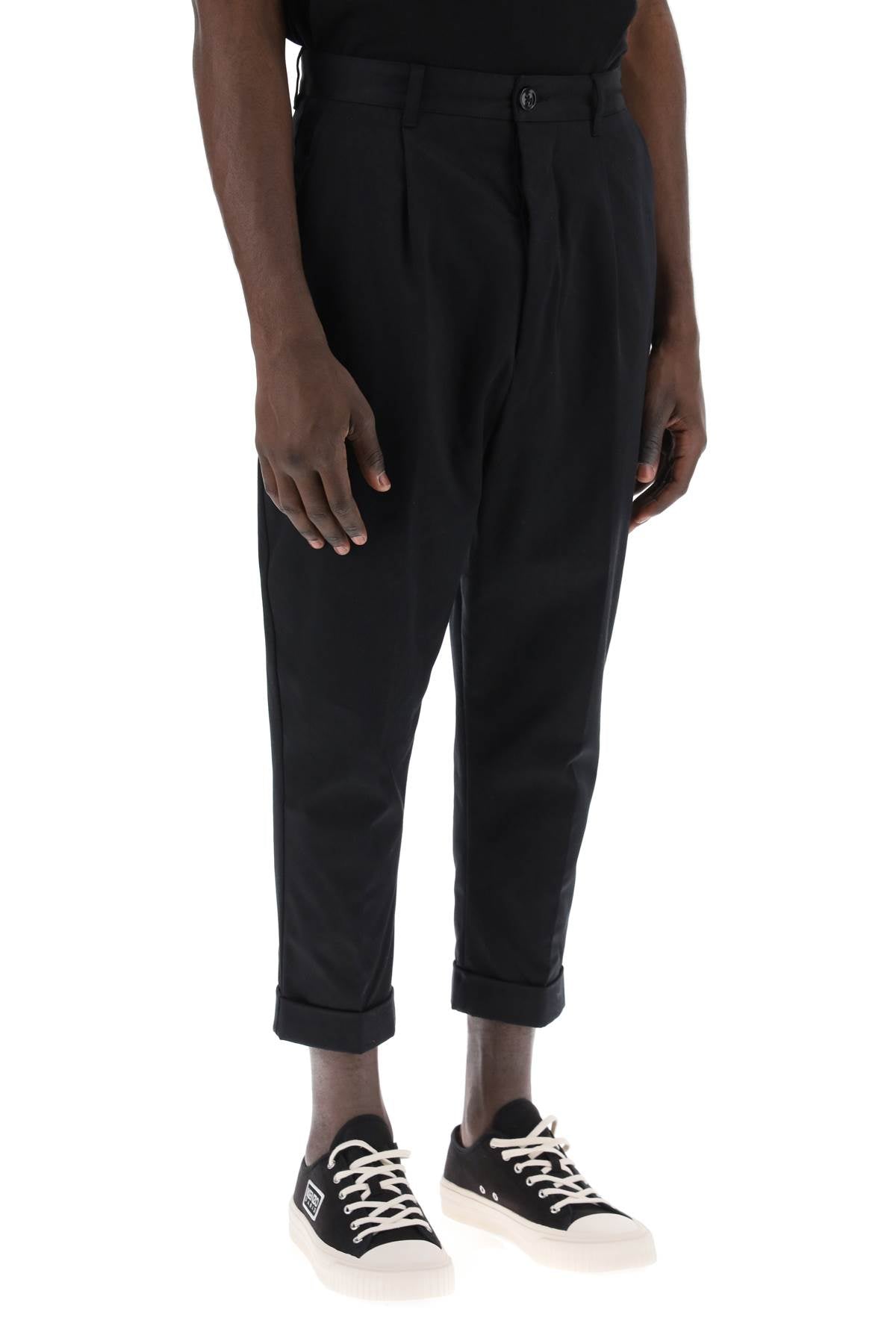 Ami Alexandre Matiussi Ami Alexandre Matiussi cotton carrot pants for men