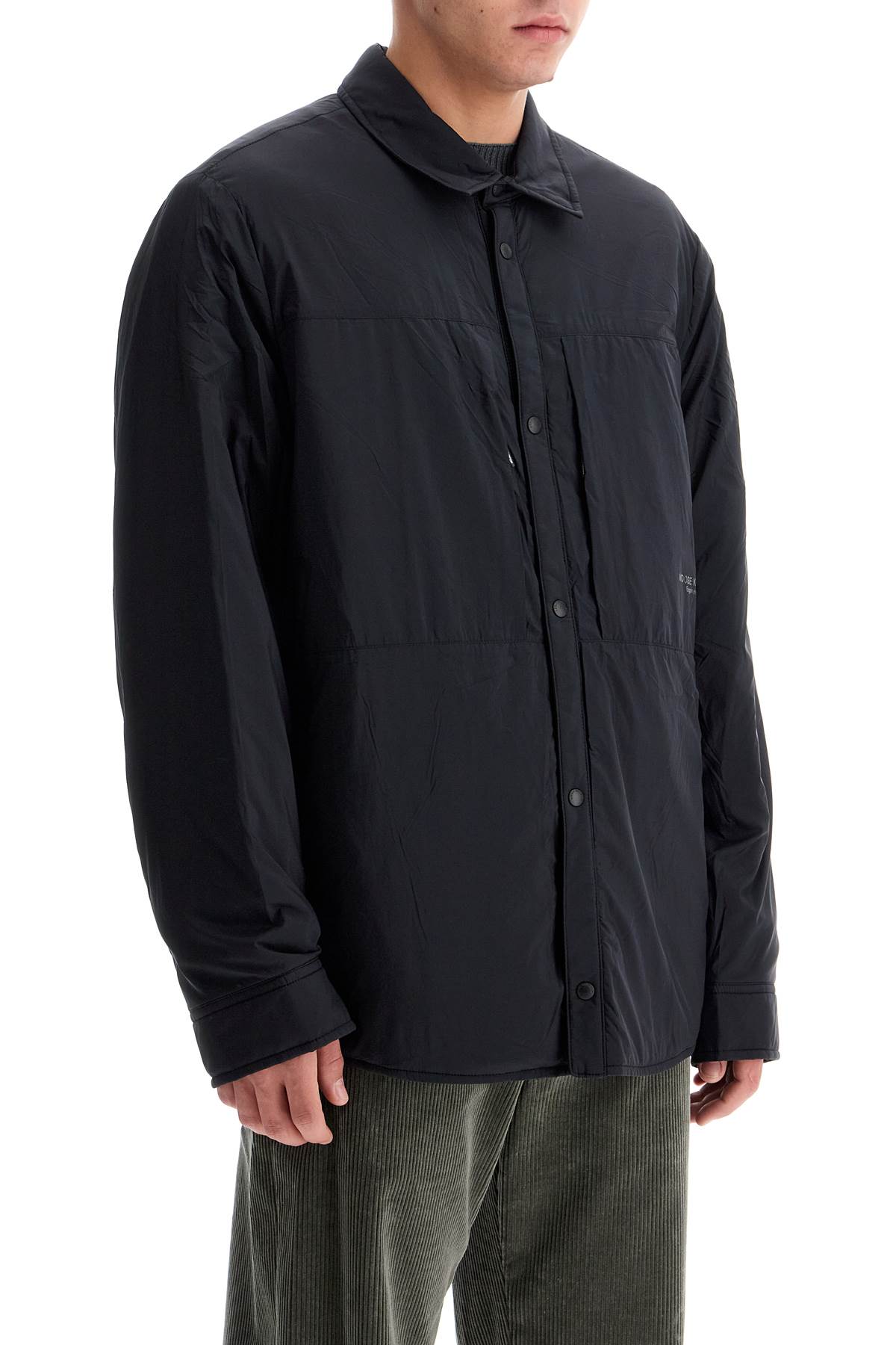 Moose Knuckles ash nylon shirt-style jacket