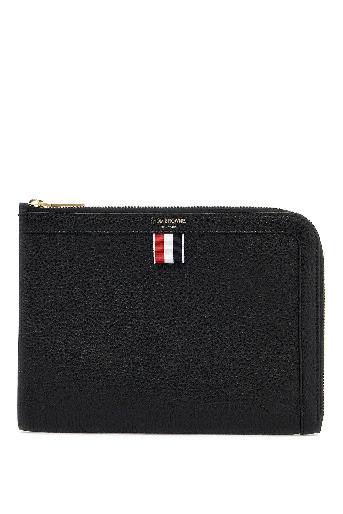 Thom Browne Thom Browne "embossed leather pouch