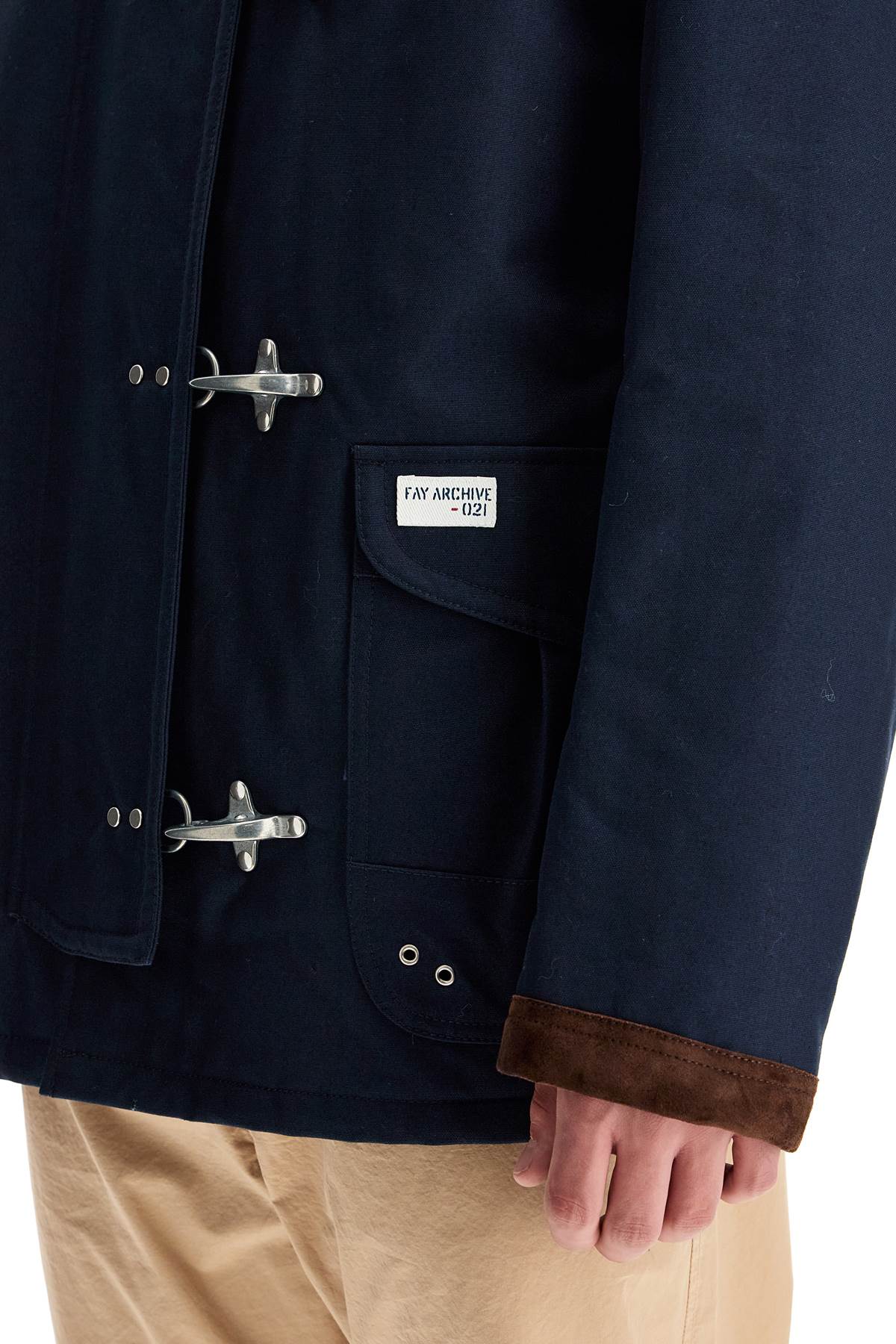 FAY ARCHIVE "4-hook canvas jacket with classic