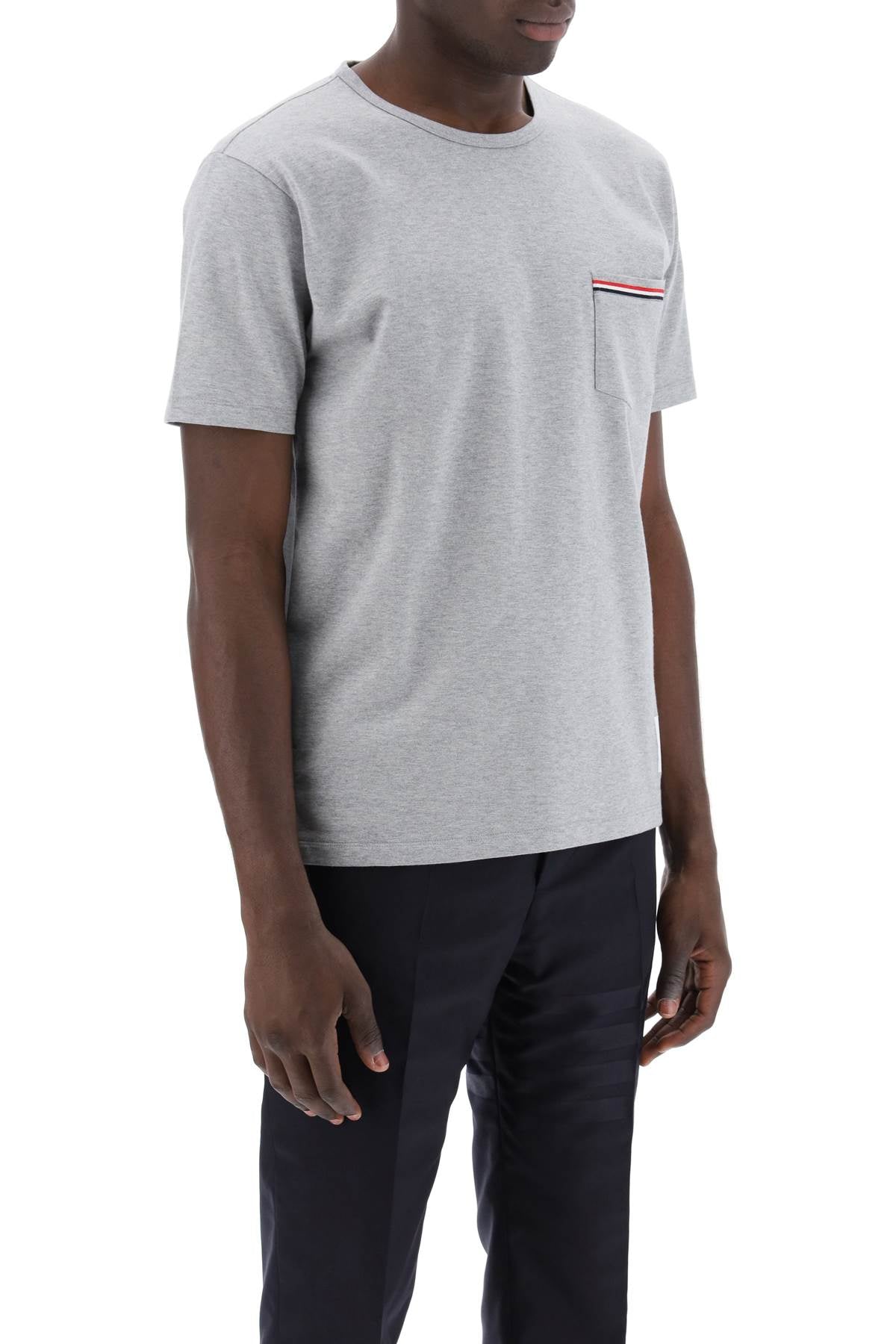 Thom Browne Thom Browne rwb pocket t-shirt