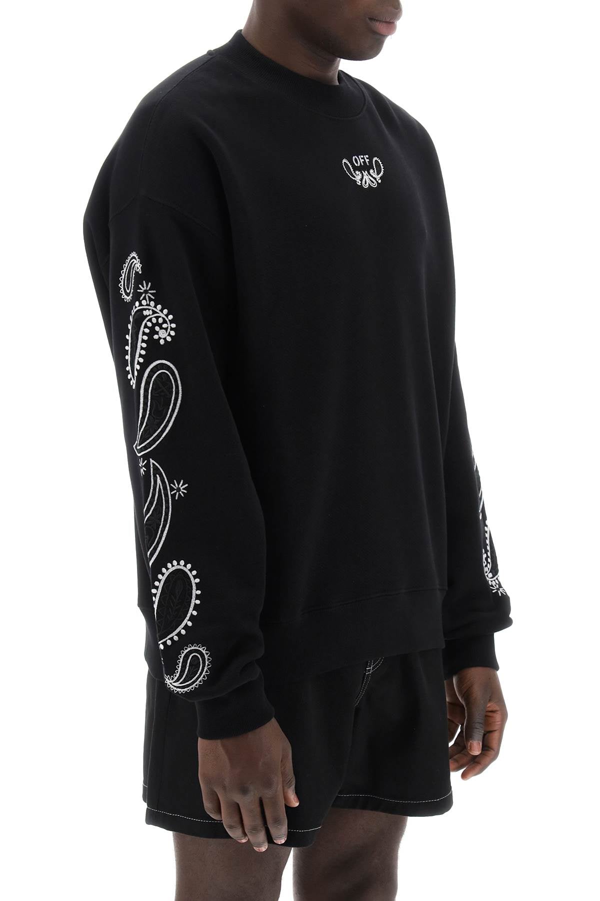 Off-White 'arrow bandana crewneck sweat