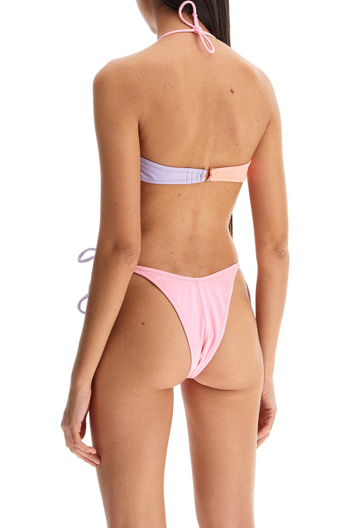 Reina Olga penny color-block bikini set