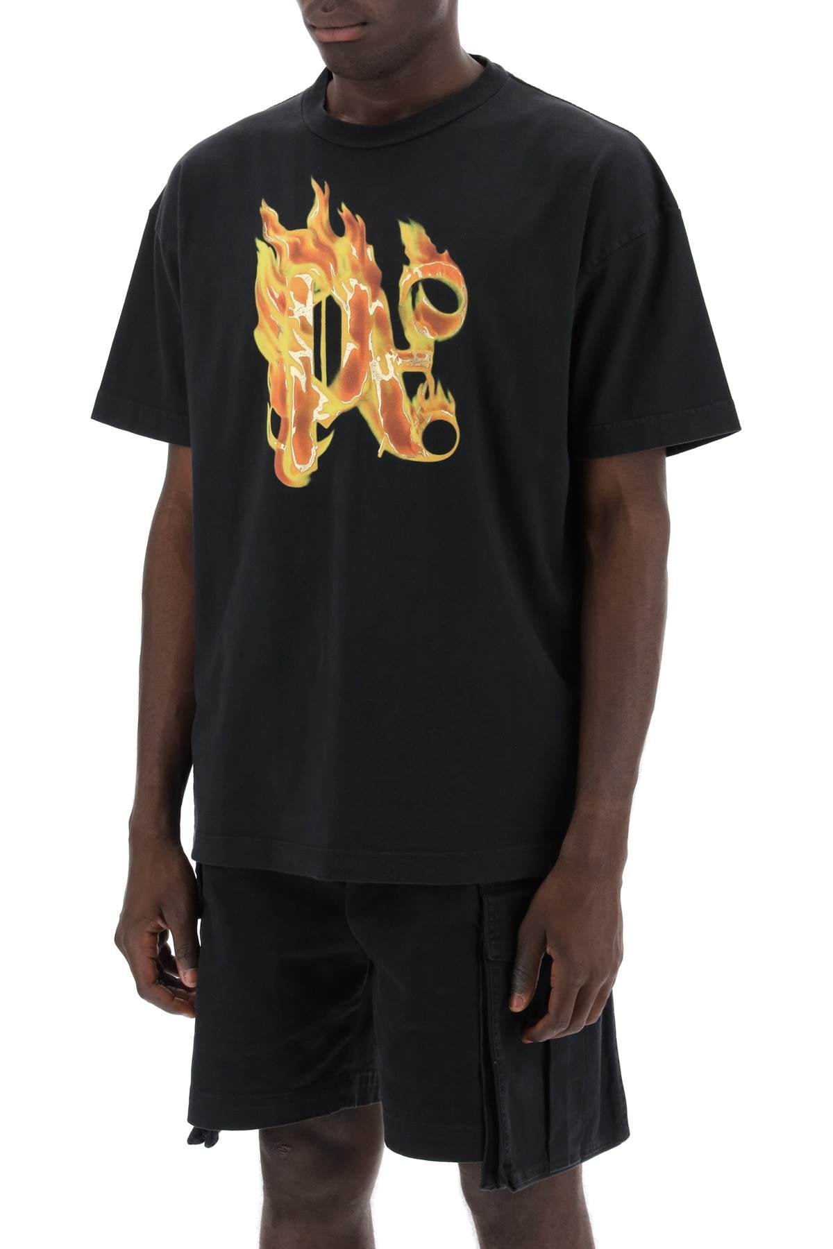 Palm Angels Palm Angels "burning monogram t