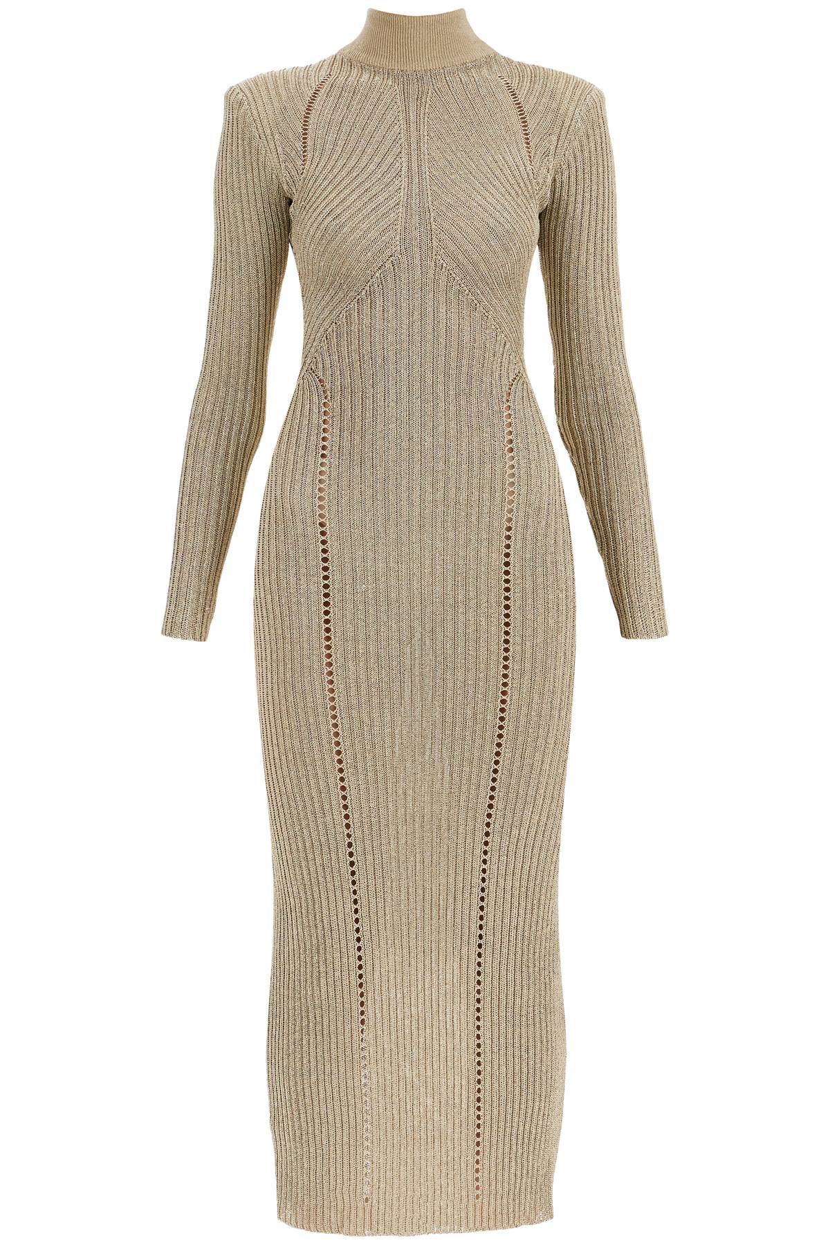 Self-Portrait Self Portrait maxi lurex knit dress in