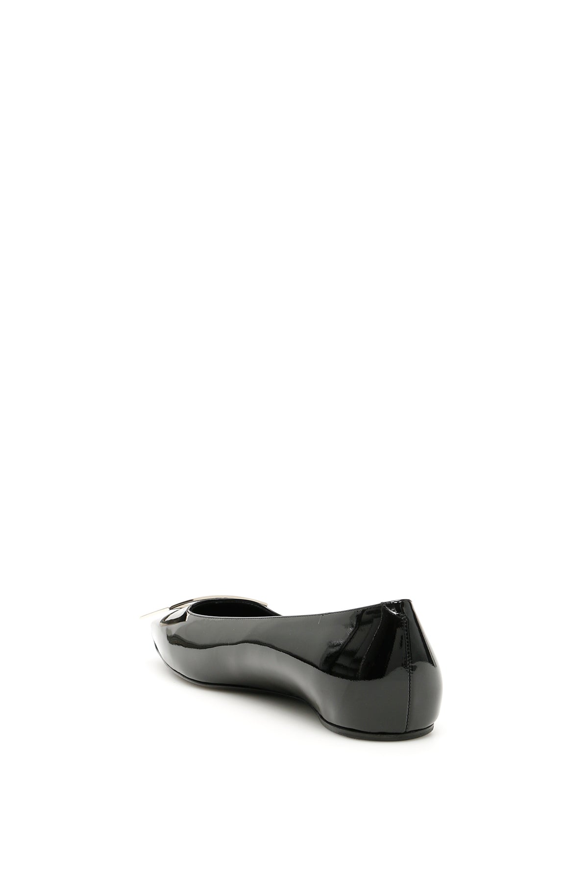 Roger Vivier Roger Vivier patent leather 'trompette' ballerina flats