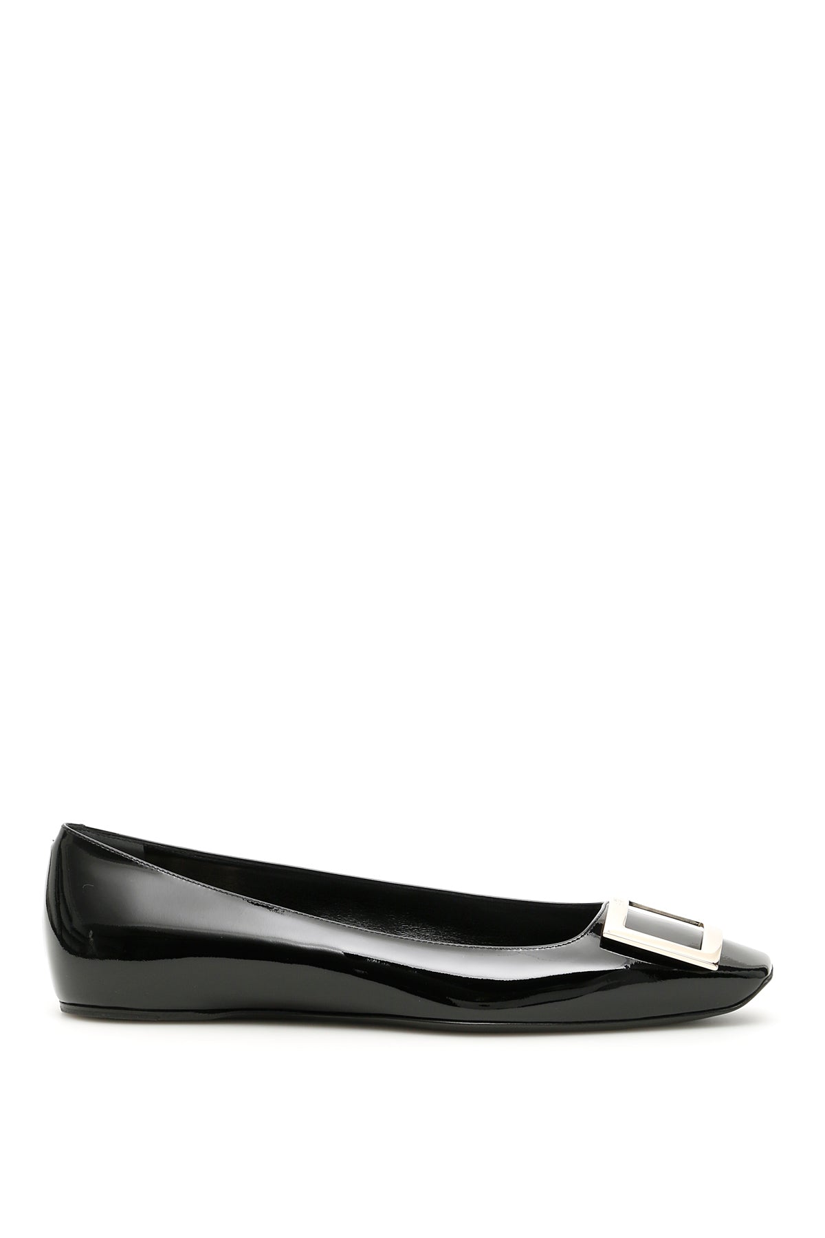 Roger Vivier Roger Vivier patent leather 'trompette' ballerina flats