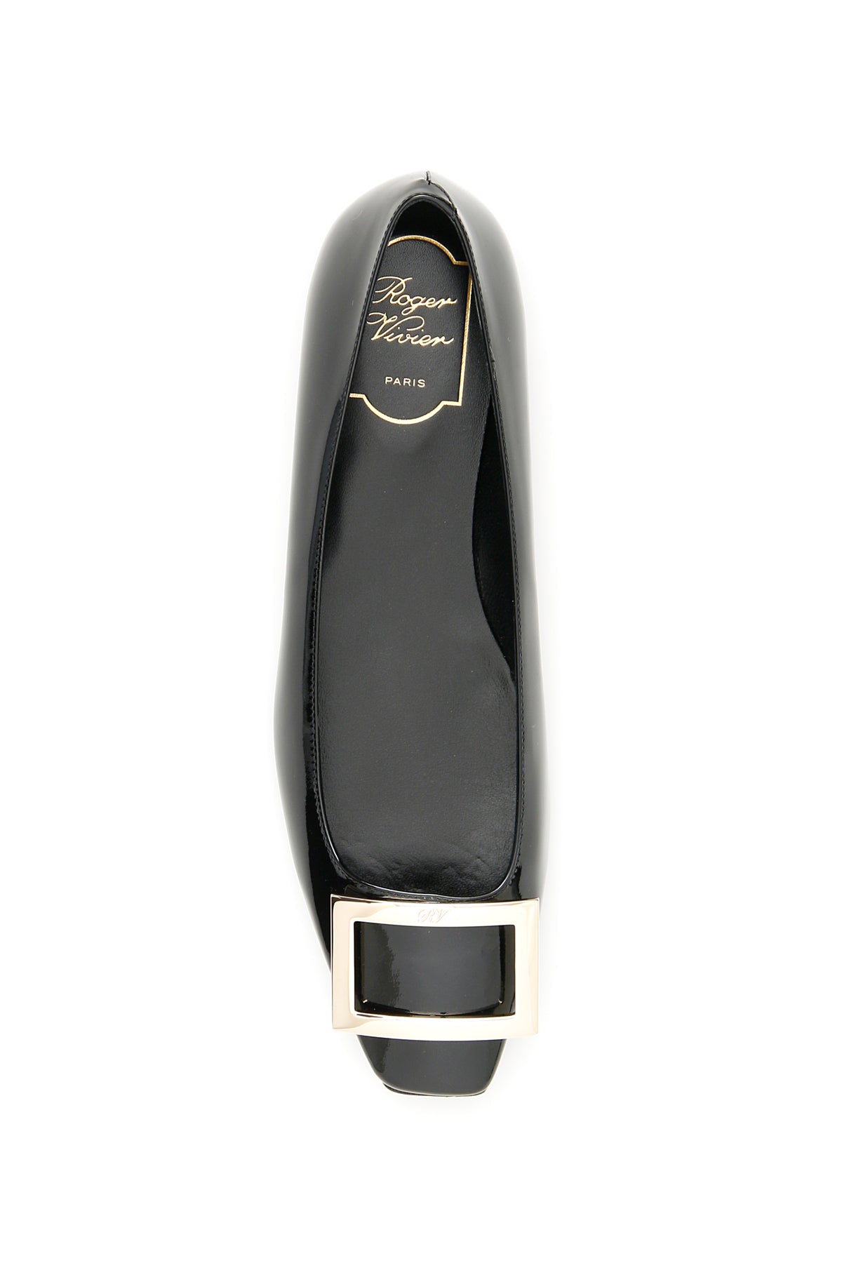 Roger Vivier Roger Vivier patent leather 'trompette' ballerina flats