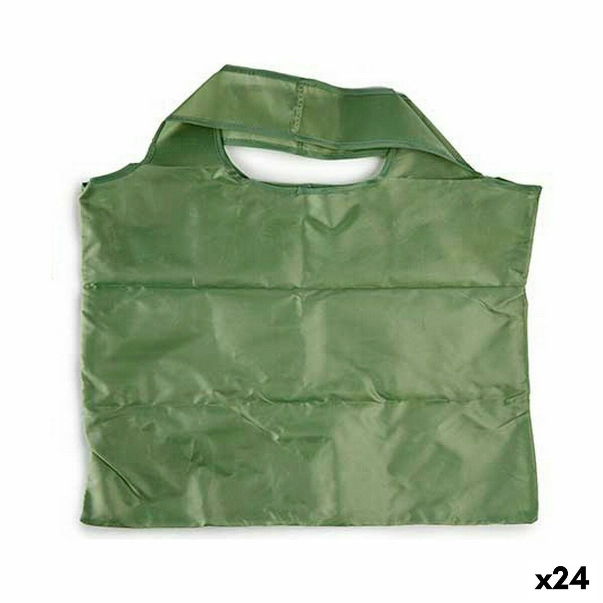 Folding Bag Kinvara HW433-A White Green Grey Light brown 46 x 55 cm (24 Units)