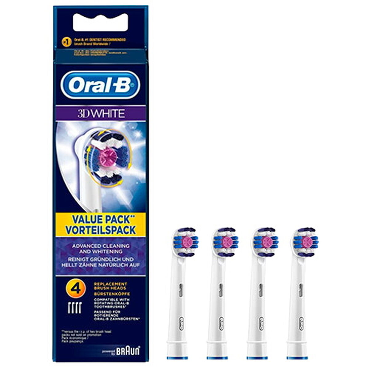 Replacement Head Oral-B 4 Pieces