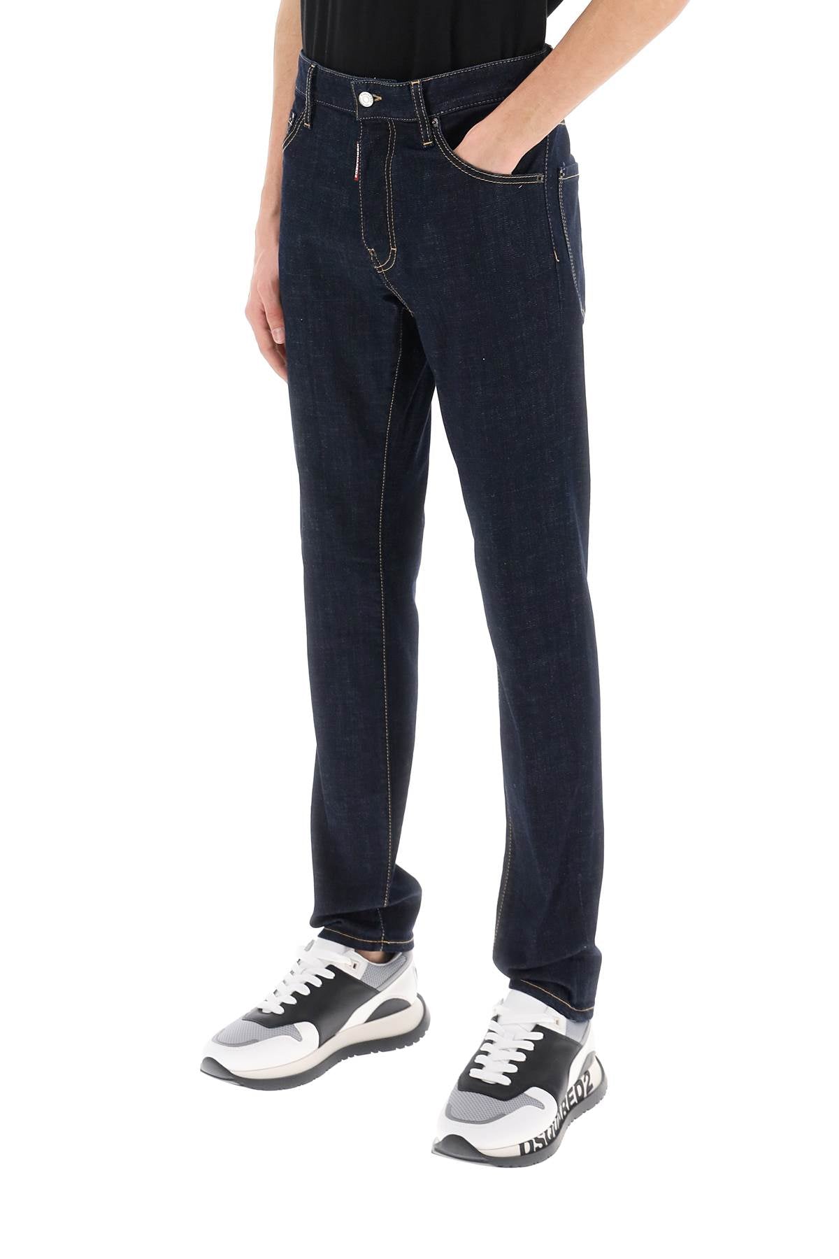 Dsquared2 cool guy jeans in dark rinse wash