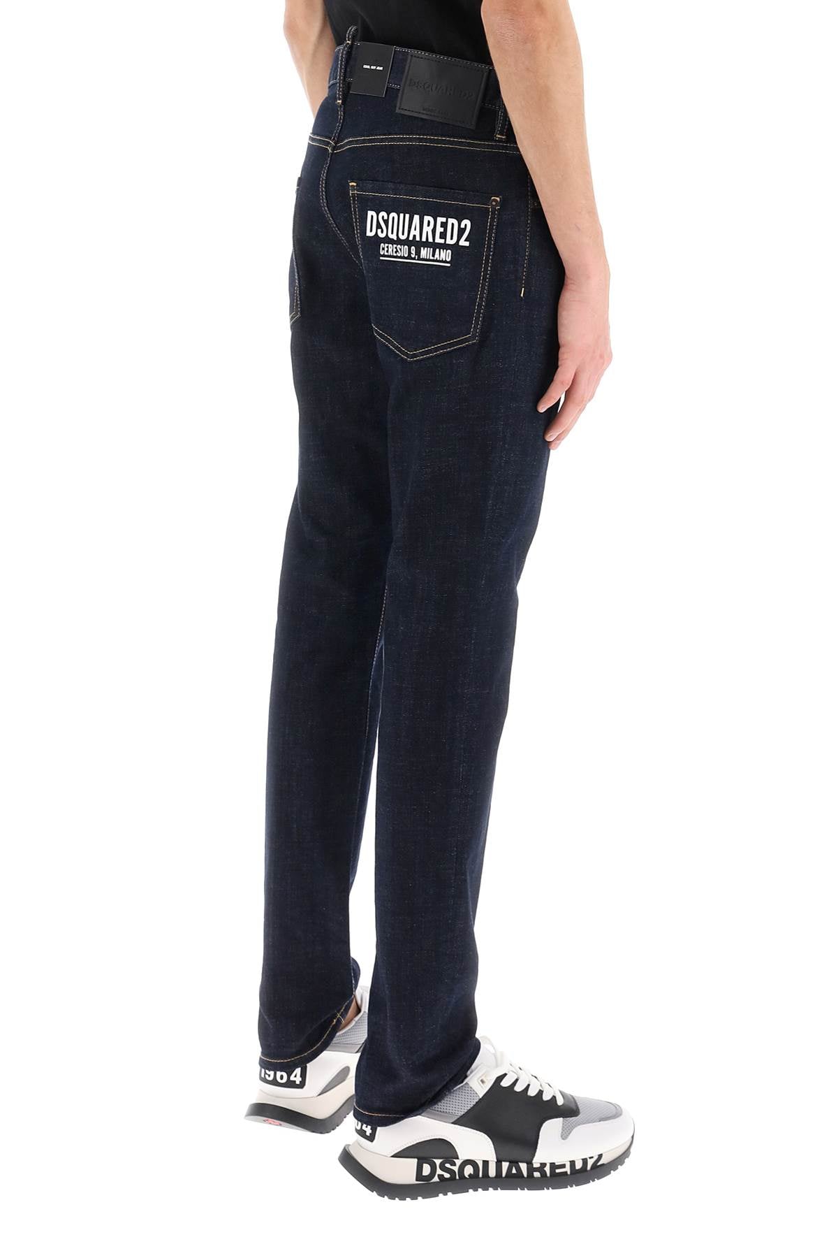 Dsquared2 cool guy jeans in dark rinse wash