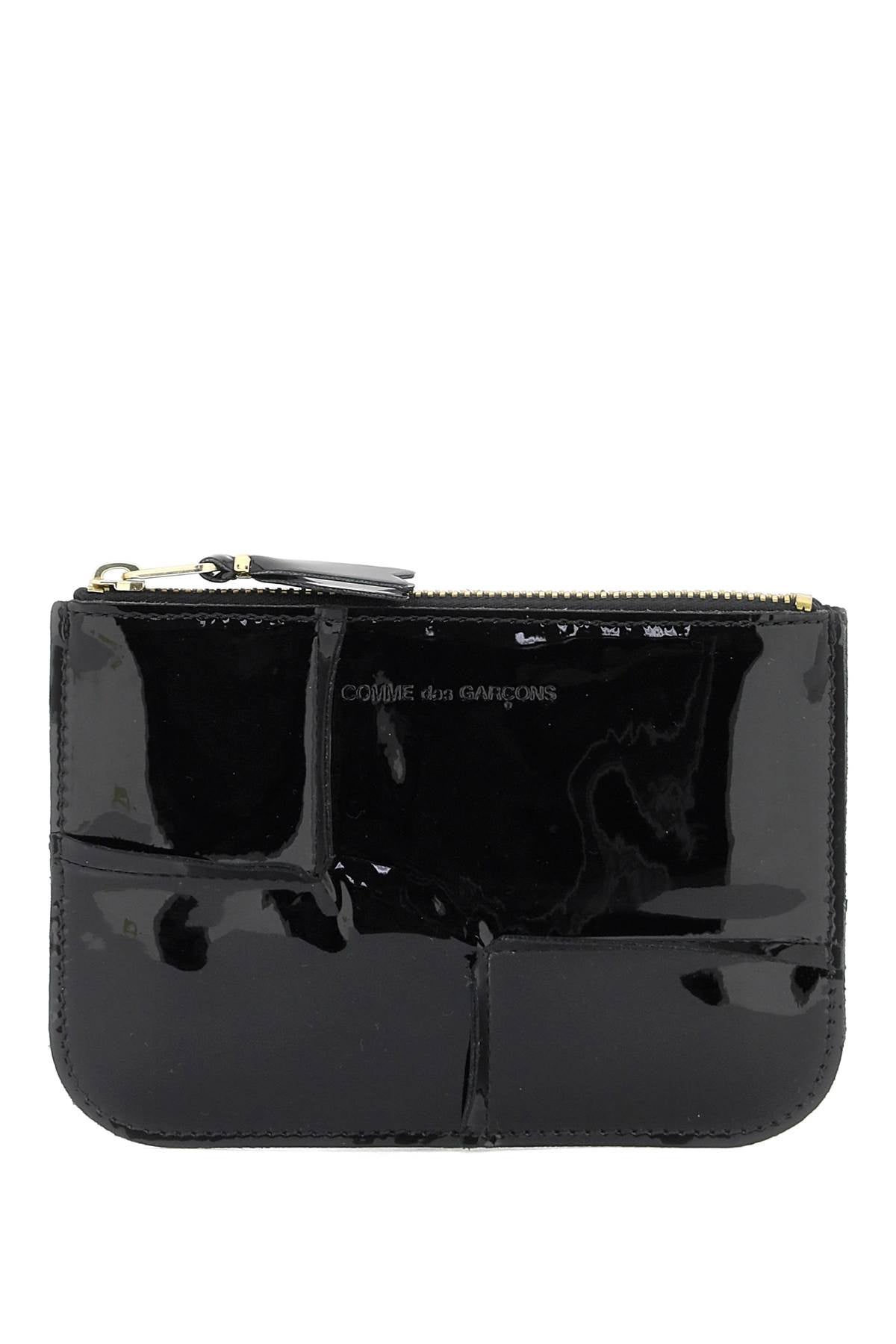 Comme Des Garcons Wallet Comme Des Garcons Wallet zip around patent leather wallet with zipper