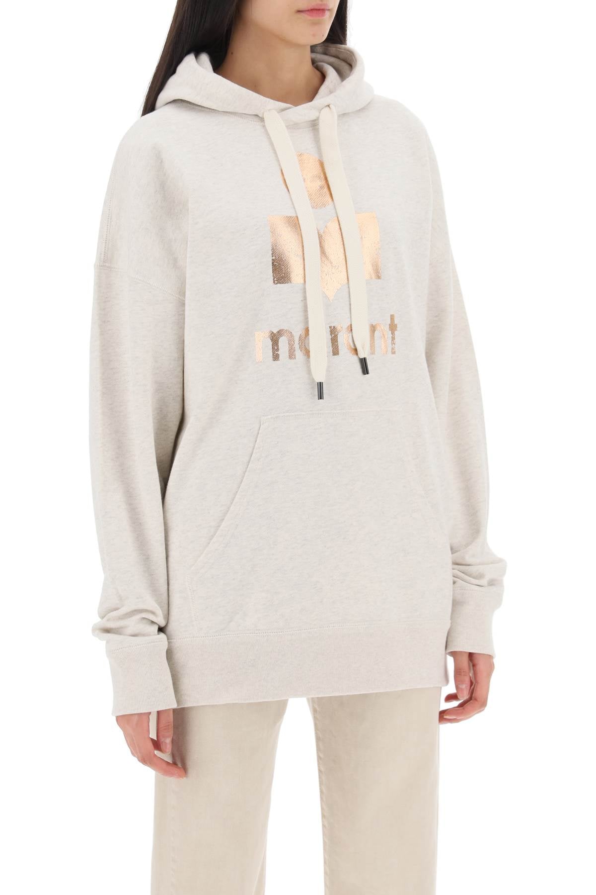 Isabel Marant Etoile mansel sweatshirt with metallic logo