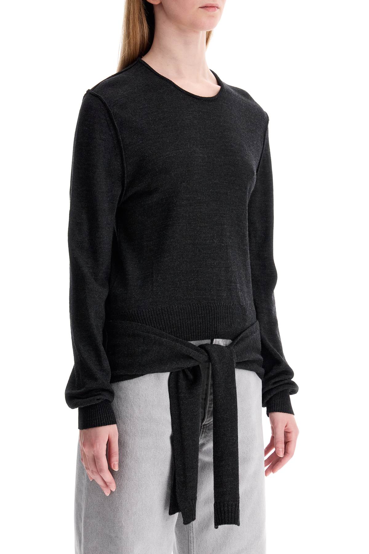 Lemaire knit sweater with tieable