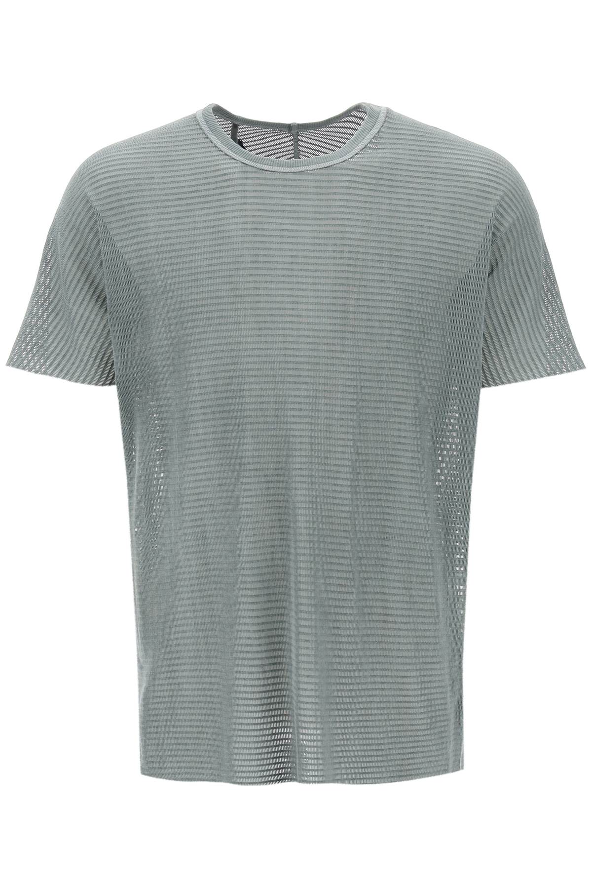 Boris Bidjan Saberi cotton perforated t-shirt