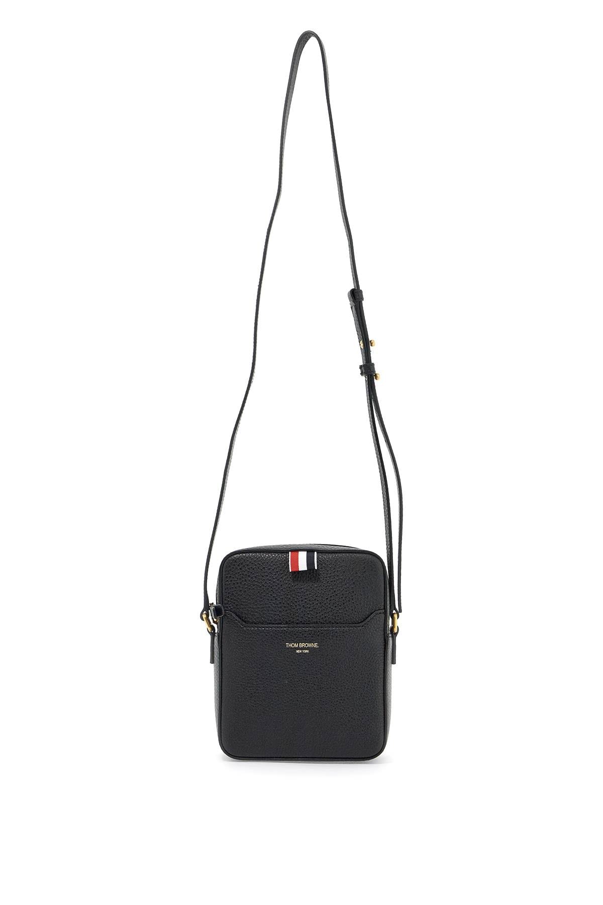 Thom Browne Thom Browne pebble grain leather vertical camera bag