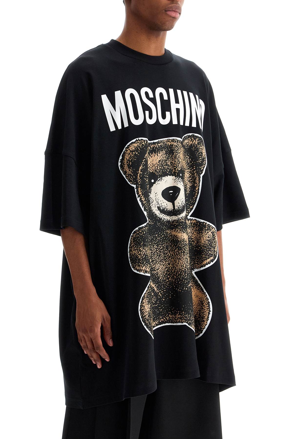 moschino teddy bear print maxi t