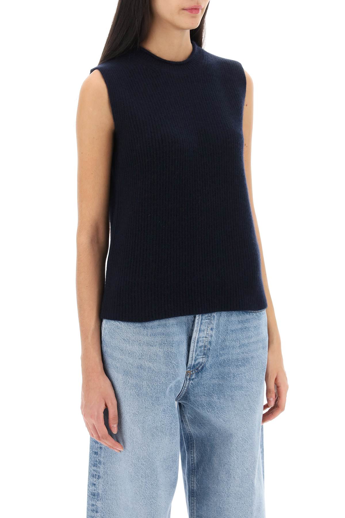 Guest In Residence layer up cashmere vest