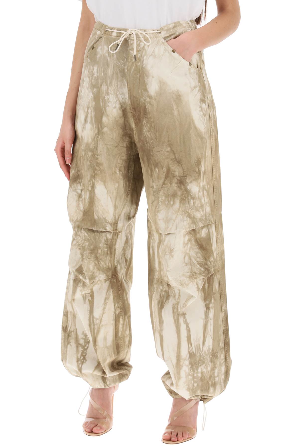 Darkpark daisy tie-dye baggy pants