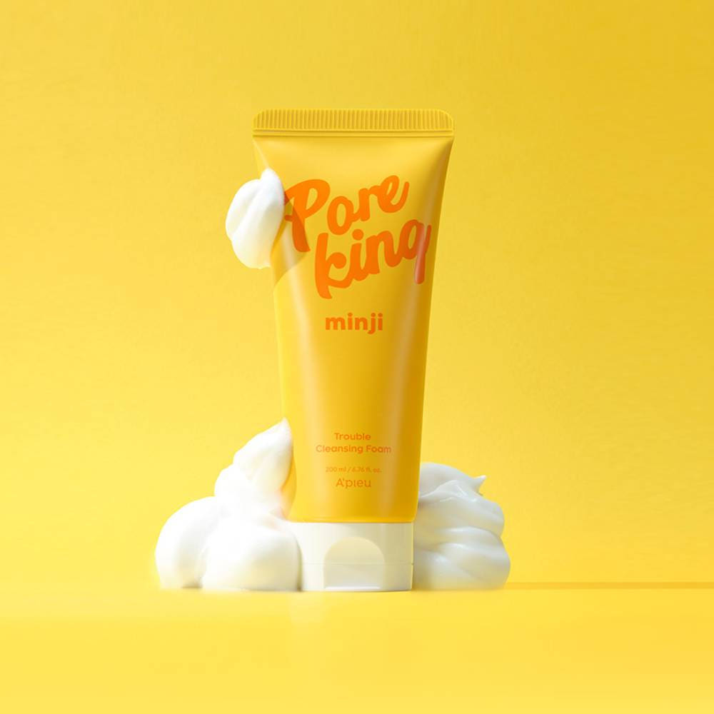 A'pieu Pore King Minji Trouble Cleansing Foam 200ml