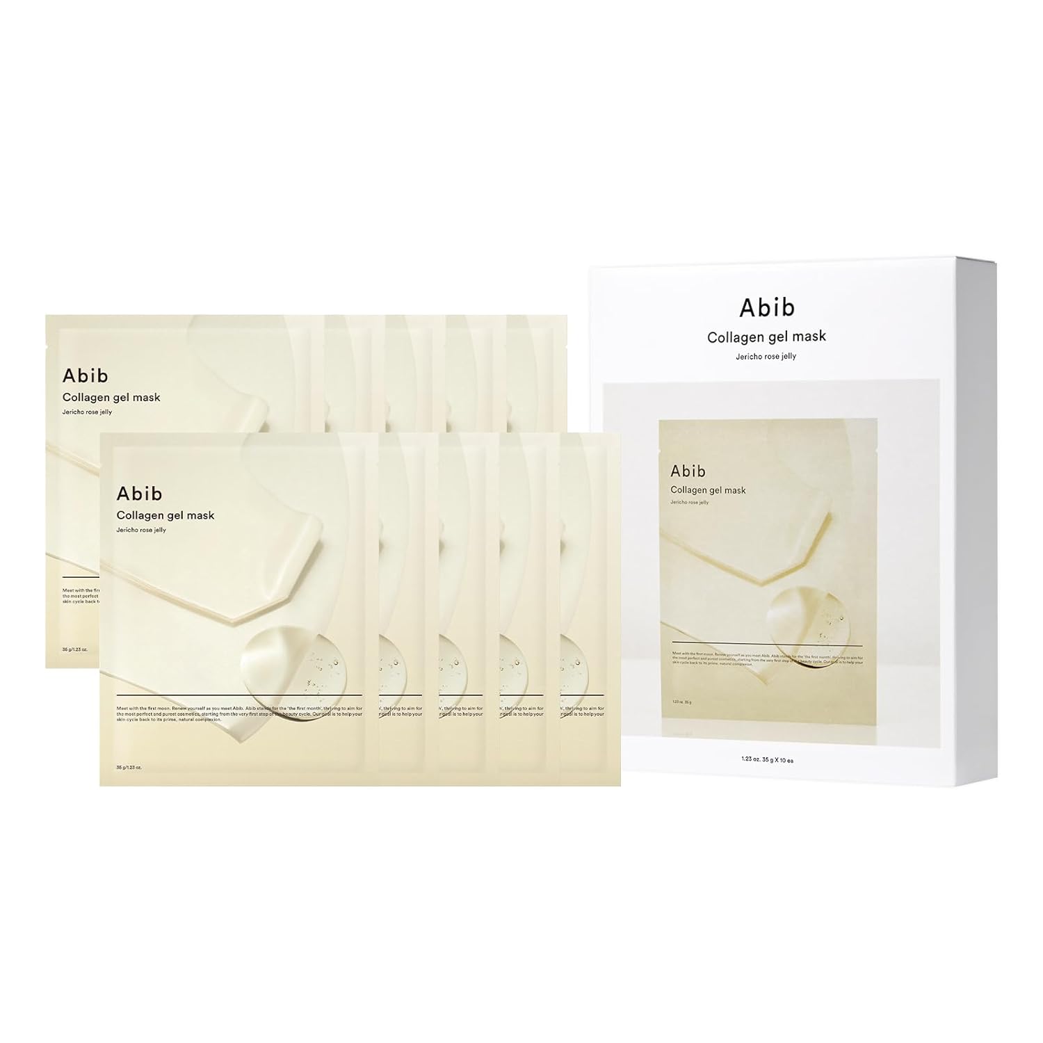 Abib Collagen Gel Maske 35ml X 10 Stk. #Jericho Rose Gelee