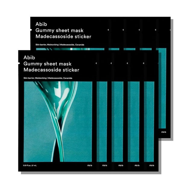Abib Gummy Sheet Mask Madecassoside Sticker 27ml X 10ea