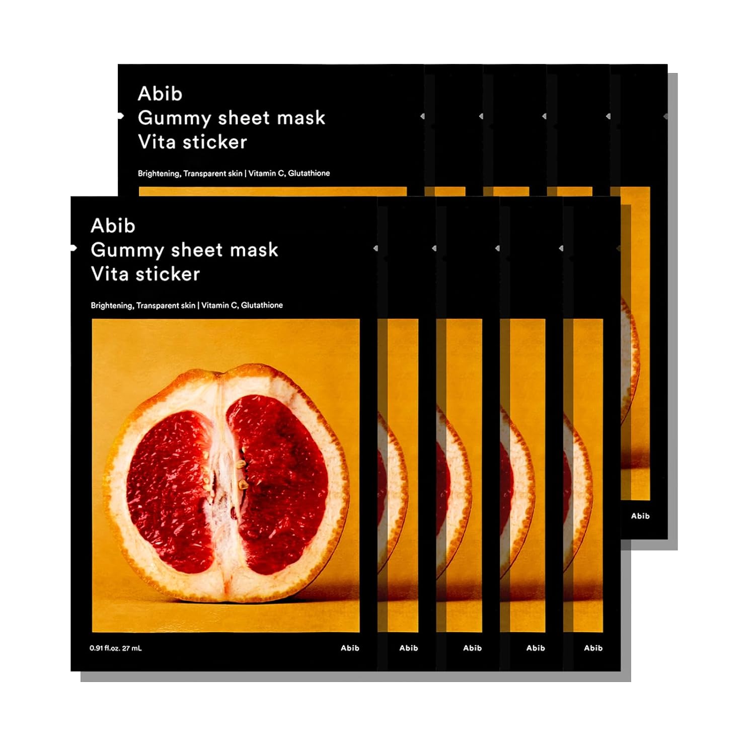 Abib Gummy Sheet Mask Vita Sticker 27ml X 10ea - JOSEPH BEAUTY