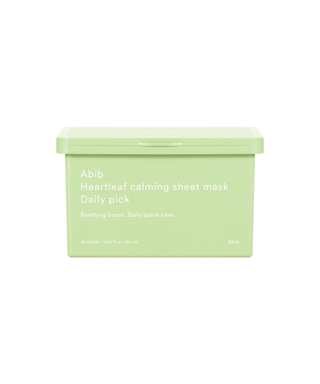Abib Heartleaf Calming Sheet Mask Daily Pick 350ml/30ea
