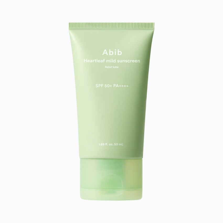 Abib Heartleaf Mild Sunscreen Relief Tube SPF50+ PA++++ 50ml