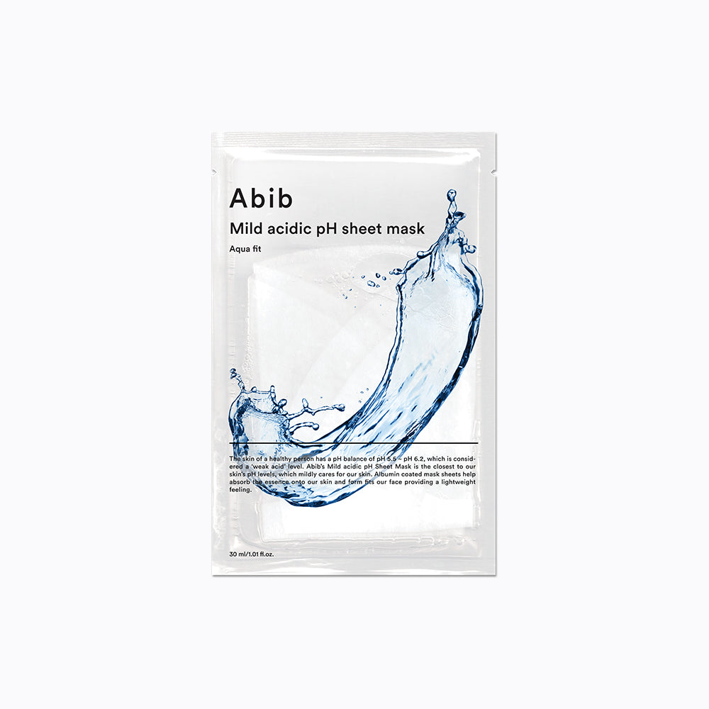 Abib Mild Acidic pH Sheet Mask Aqua Fit 30ml X 10ea