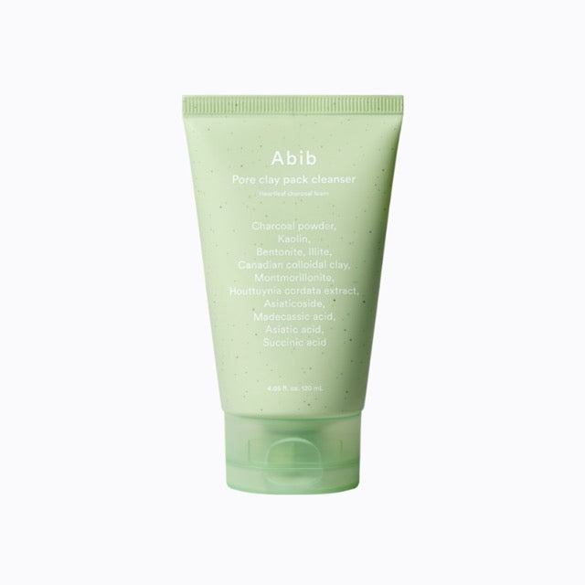 Abib Pore Clay Pack Cleanser Heartleaf Charcoal Foam 120ml