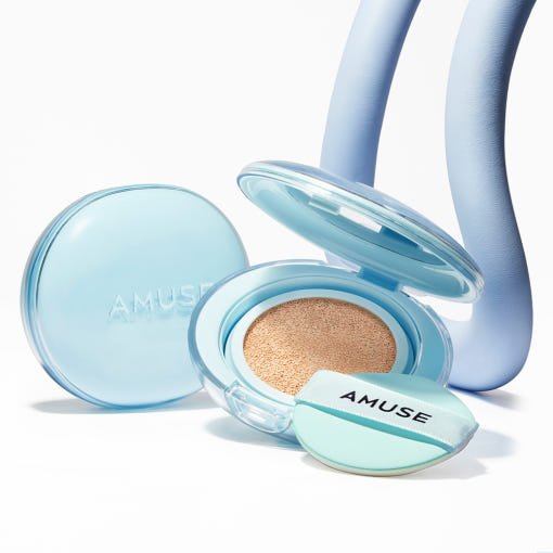 AMUSE AIRY PORE CUSHION SPF 50+ PA++++ SET 15g + 15g(Refill) (5 Colors) - JOSEPH BEAUTY