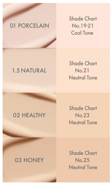 AMUSE Ceramic Skin Perfector Cushion SPF40 PA++ 15g (4 Colors) - JOSEPH BEAUTY