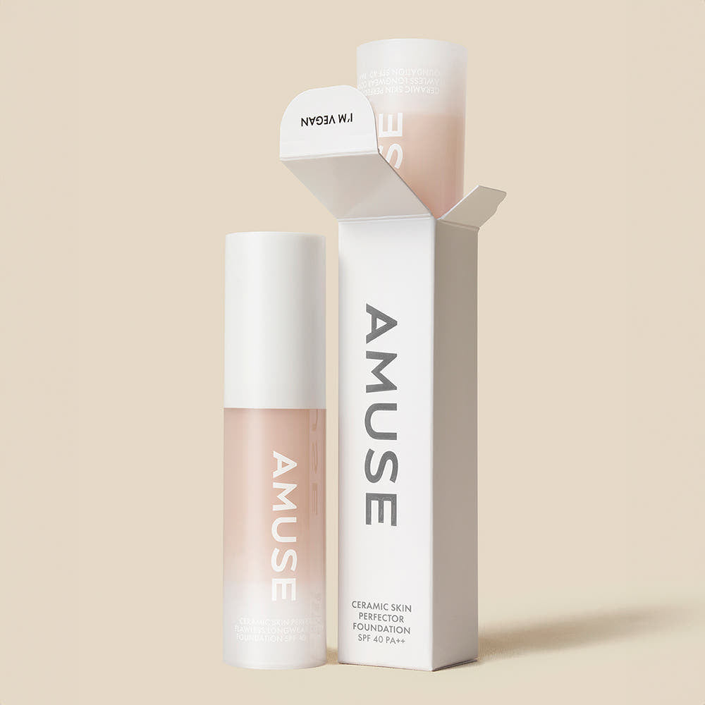 AMUSE Ceramic Skin Perfector Foundation Mini 15mL SPF40 PA++(3 Colors)