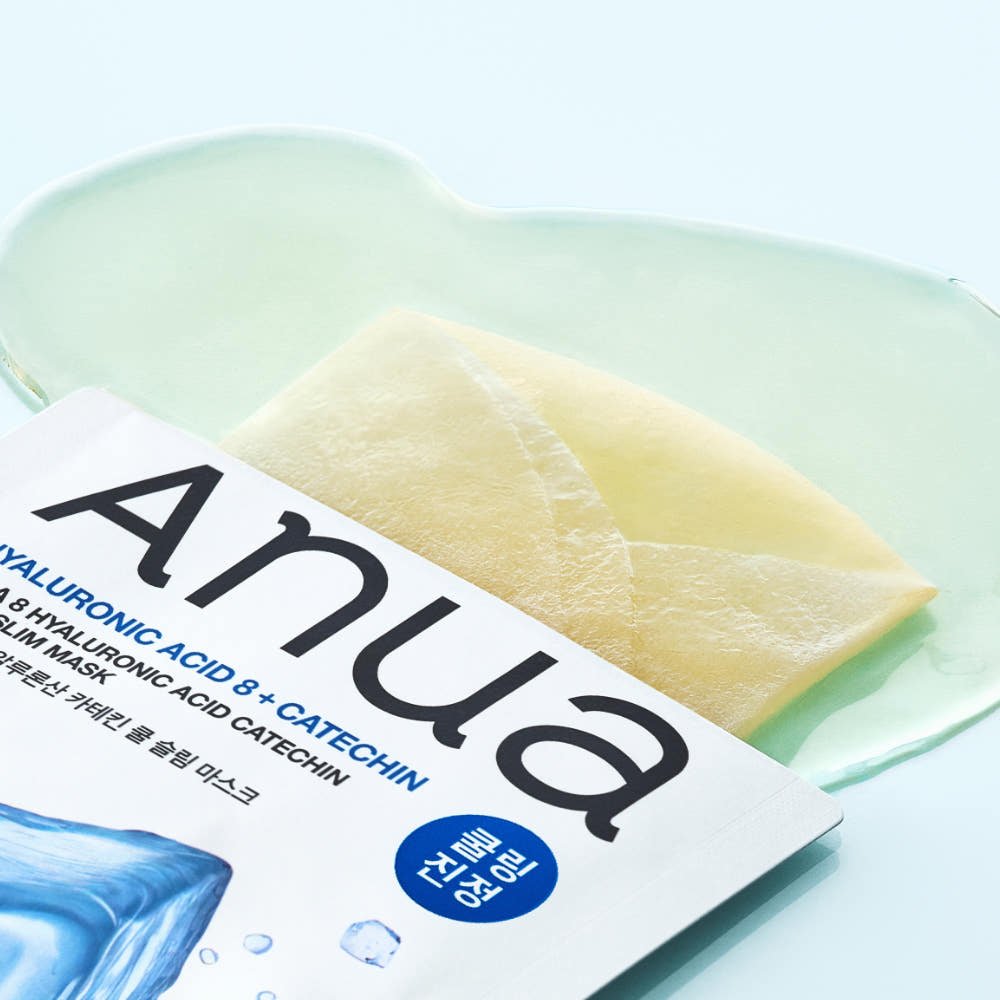 Anua 8 Hyaluronic Acid Catechin Cool Slim Mask 24ml X 10ea - JOSEPH BEAUTY
