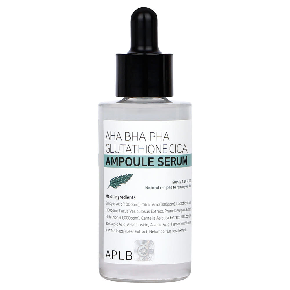 APLB AHA BHA PHA Glutathione Cica Ampoule Serum 50ml