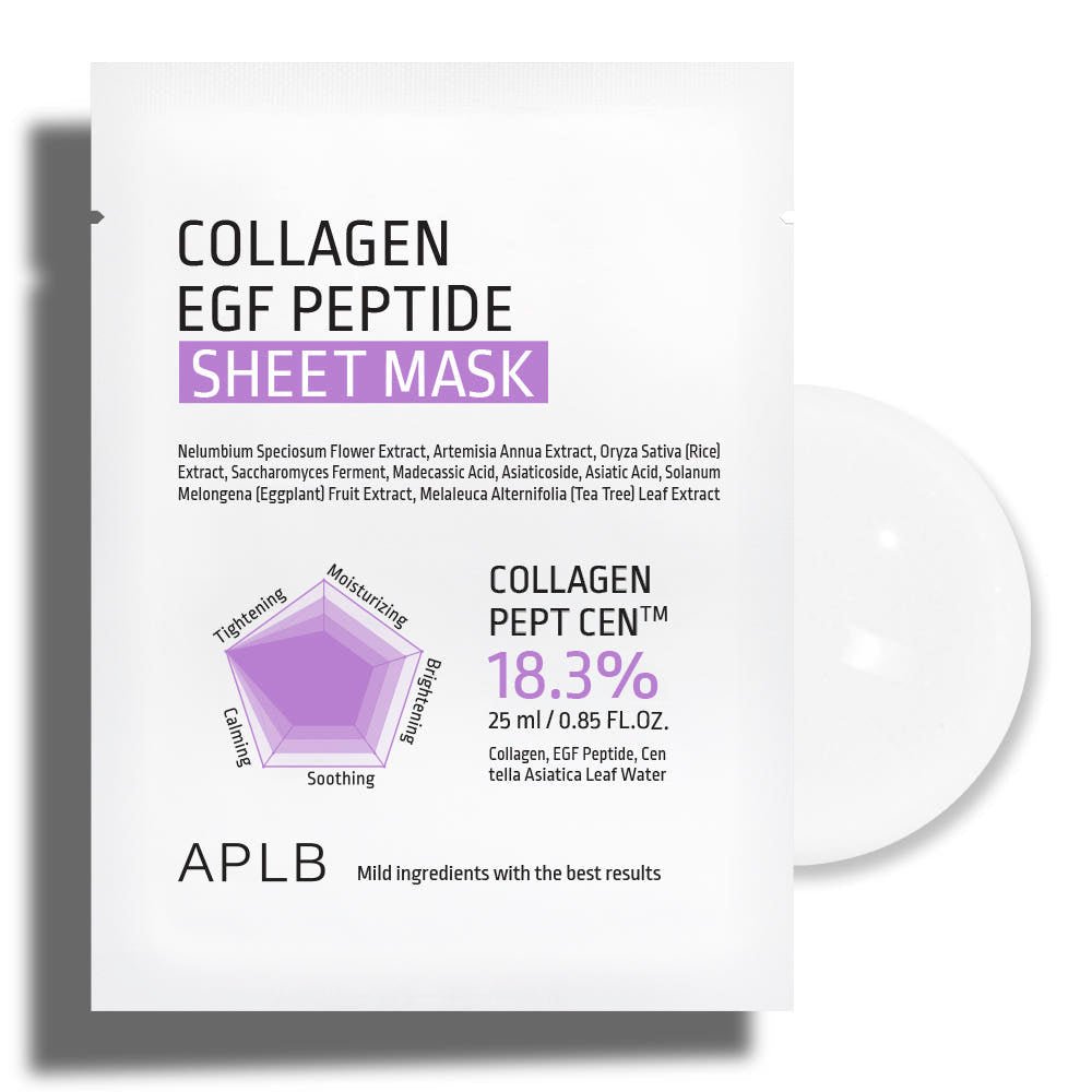 APLB Collagen EGF Peptide Sheet Mask 25ml X 10ea - JOSEPH BEAUTY