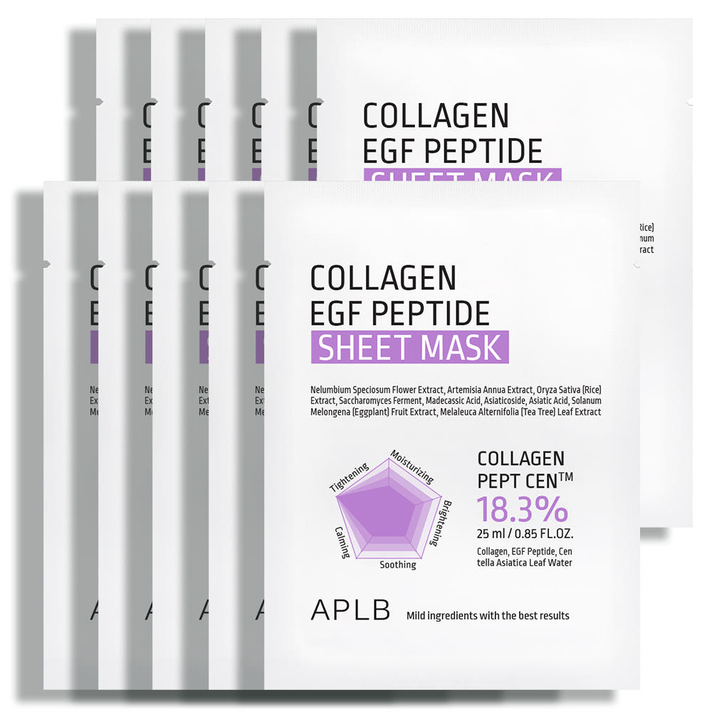 APLB Collagen EGF Peptide Sheet Mask 25ml X 10ea
