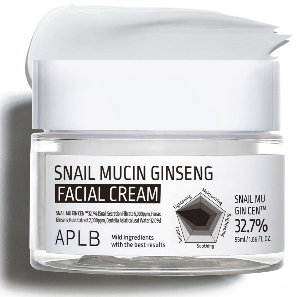 APLB Snail Mucin Ginseng Facial Cream 55ml - JOSEPH BEAUTY