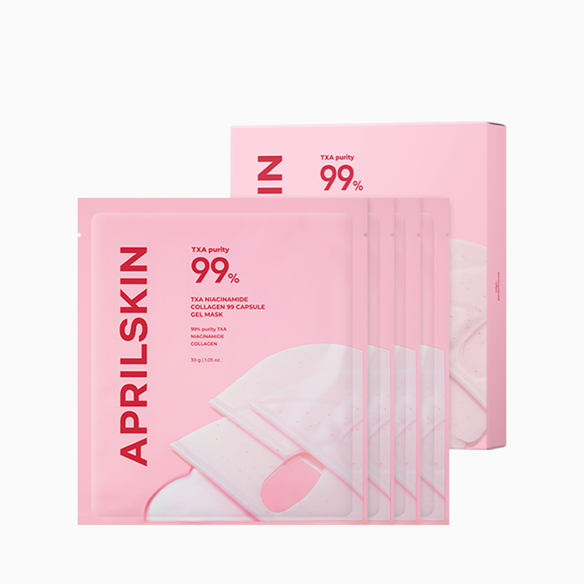 APRILSKIN TXA Niacinamide Collagen 99 Capsule Gel Mask 30g X 4ea